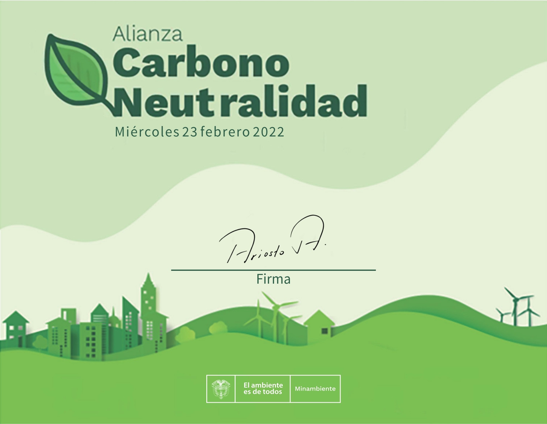 Alianza Carbono Neutralidad