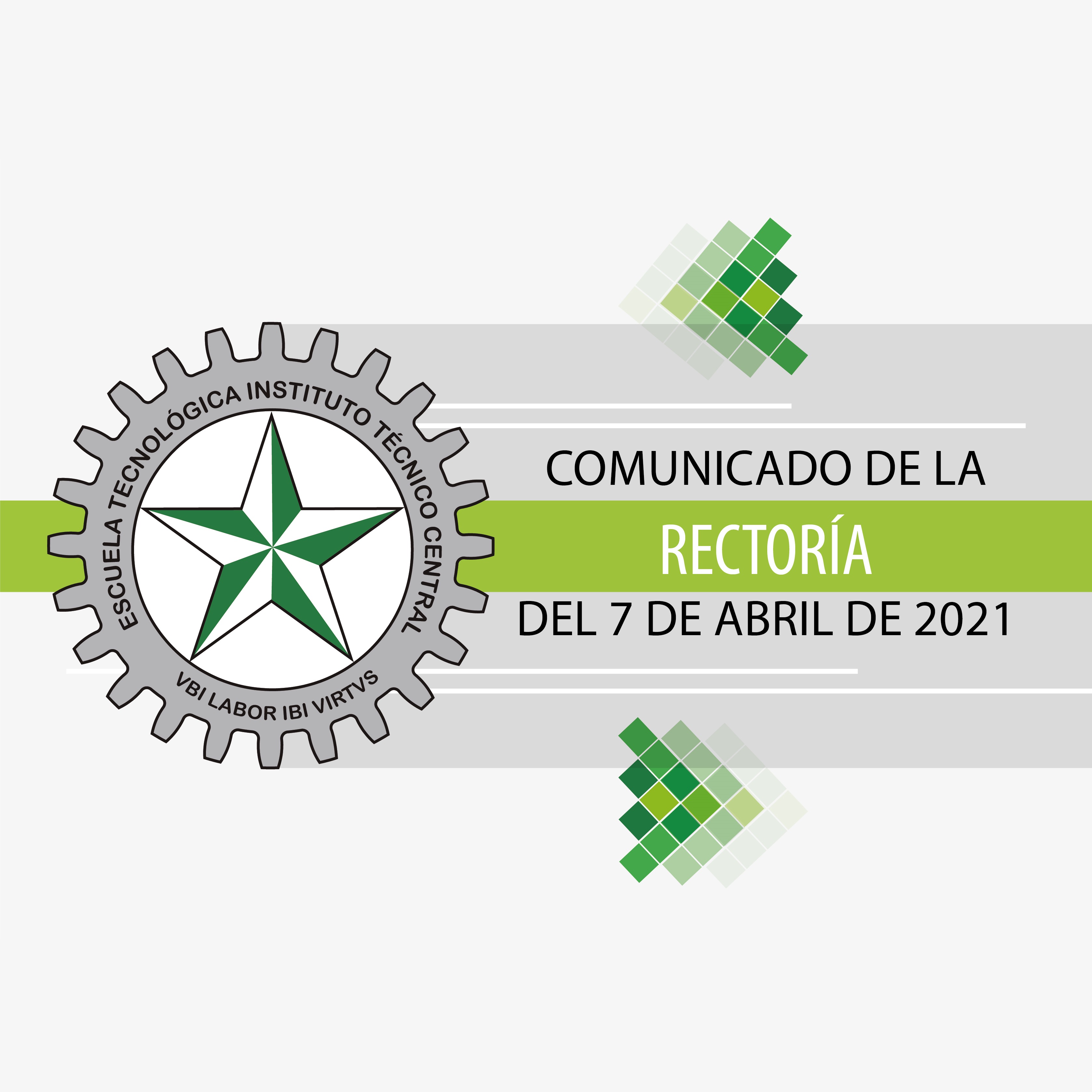 Comunicado Rectoría