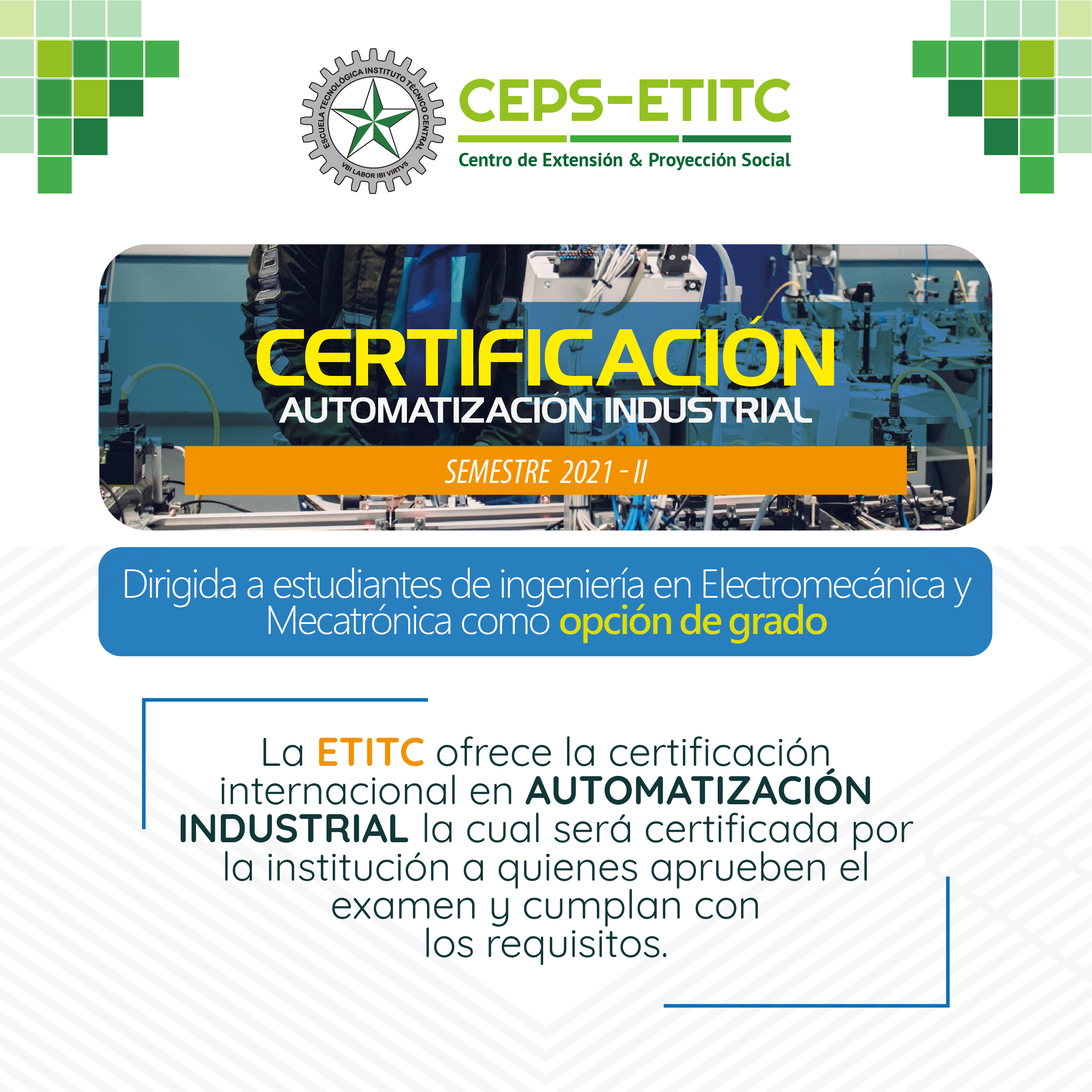 Certificación en Automatización Industrial