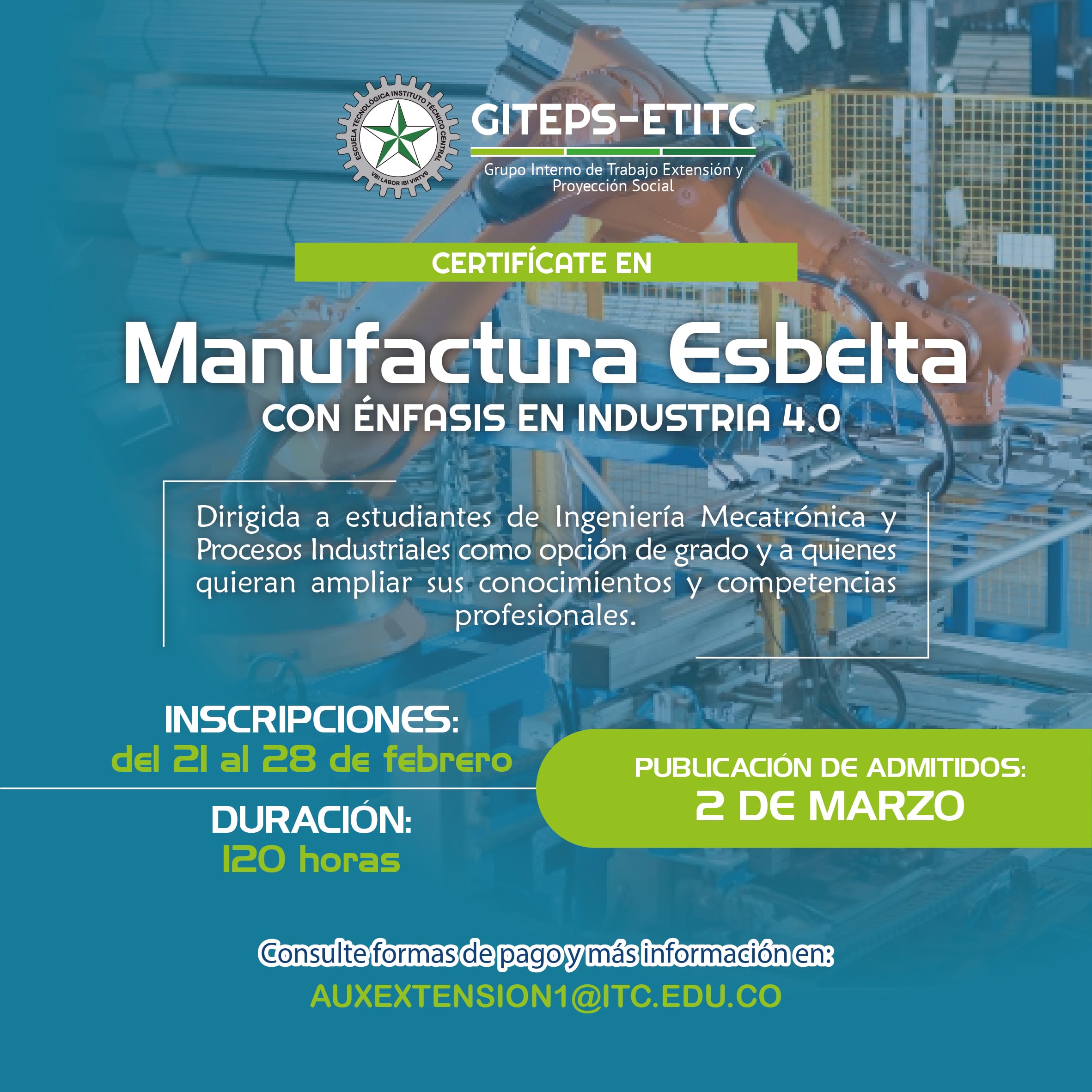 Certificación en Manufactura Esbelta