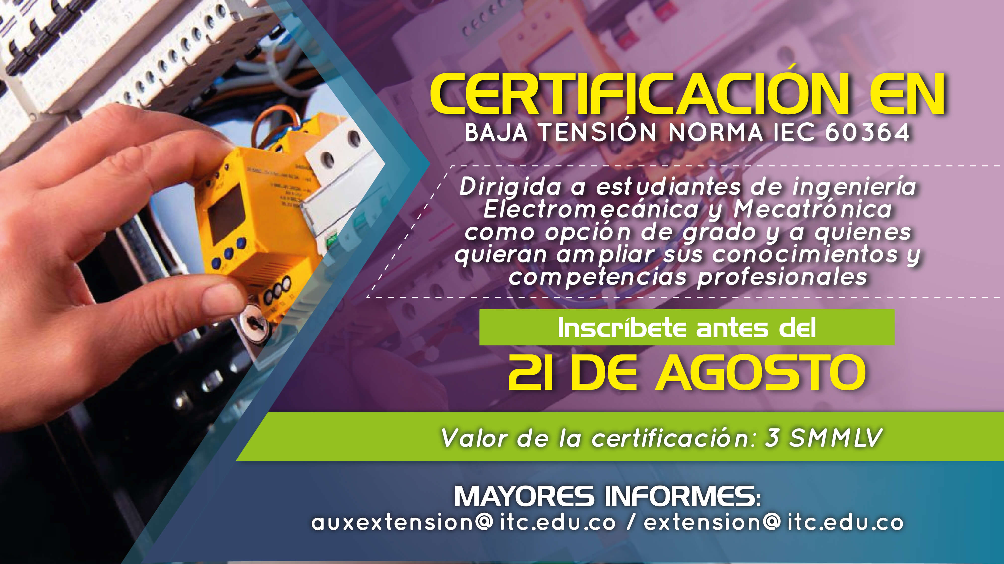 Certificación en Baja Tensión