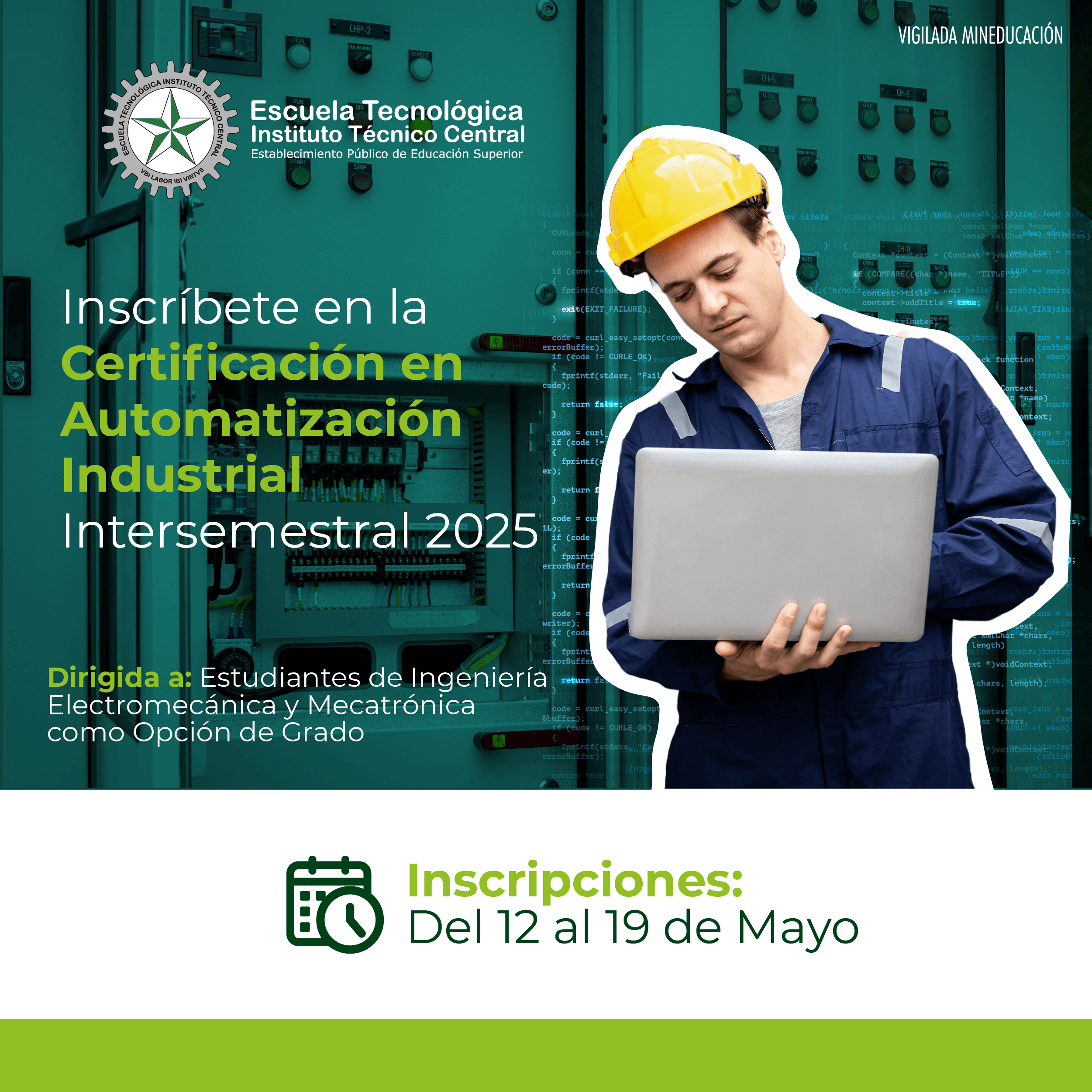 Certificación en Automatización Industrial Intersemestral 2025