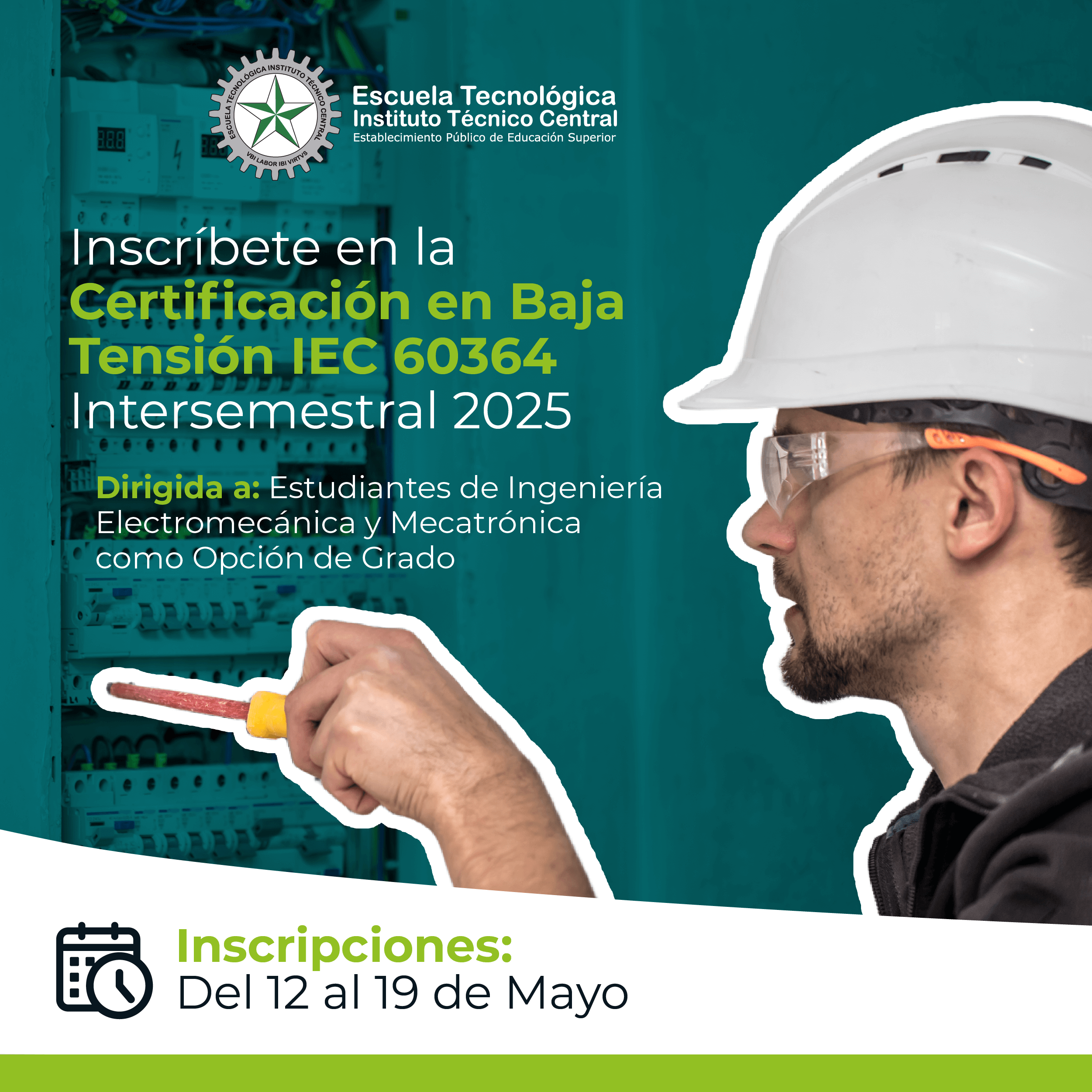 Certificación en Baja Tensión IEC 60364 Intersemestral 2025