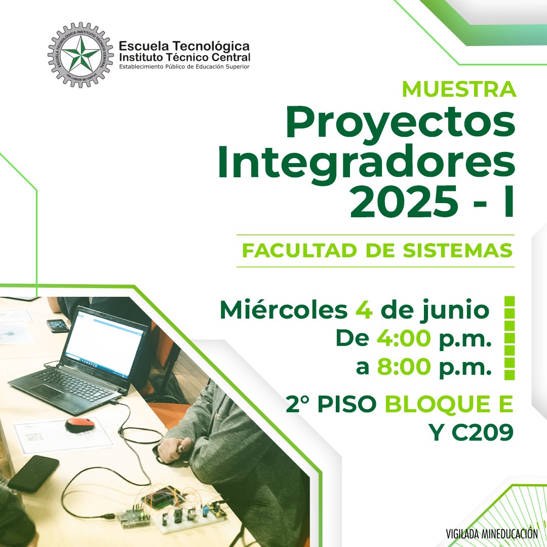 Muestra proyectos integradores 2025-1