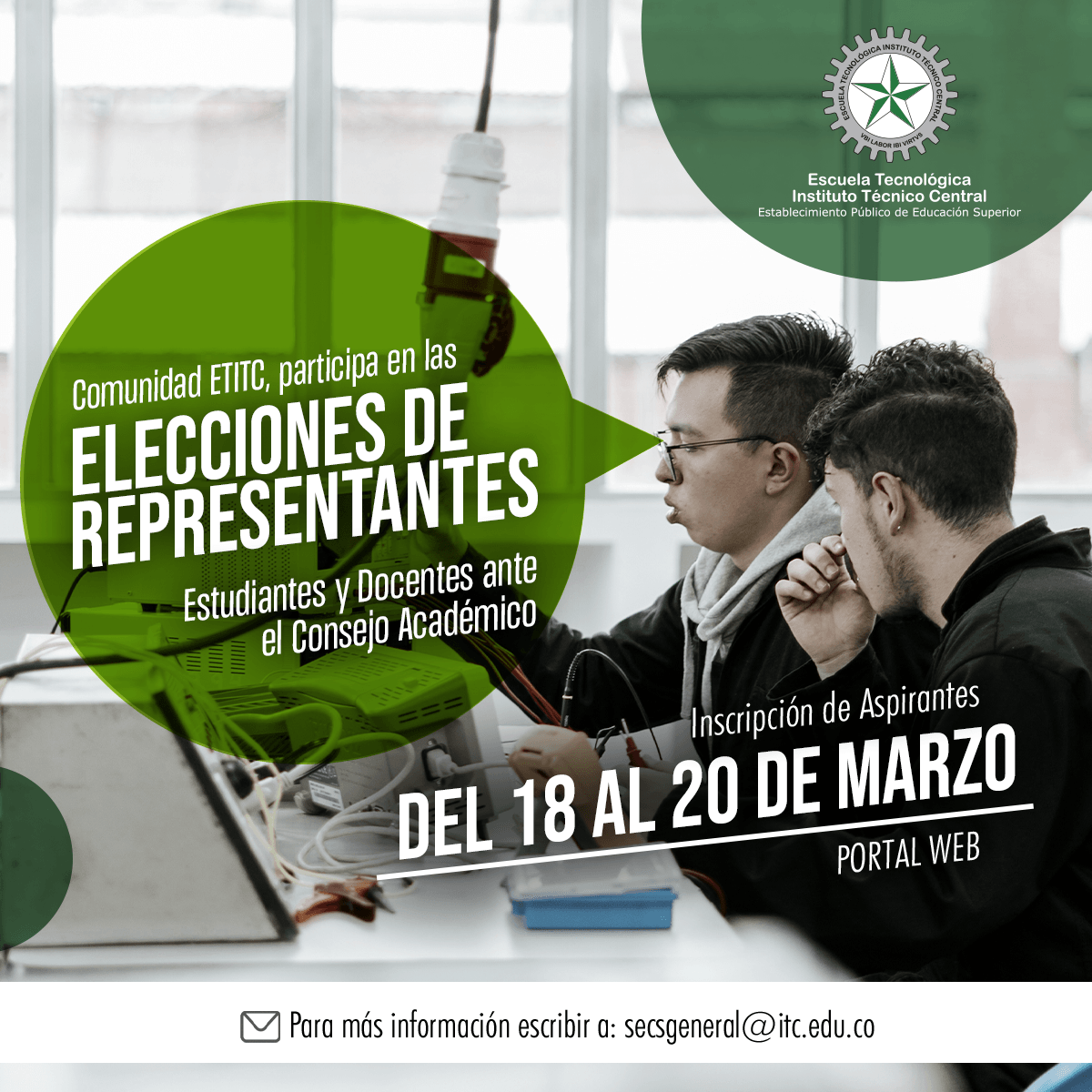 Elección Representantes Consejo Académico