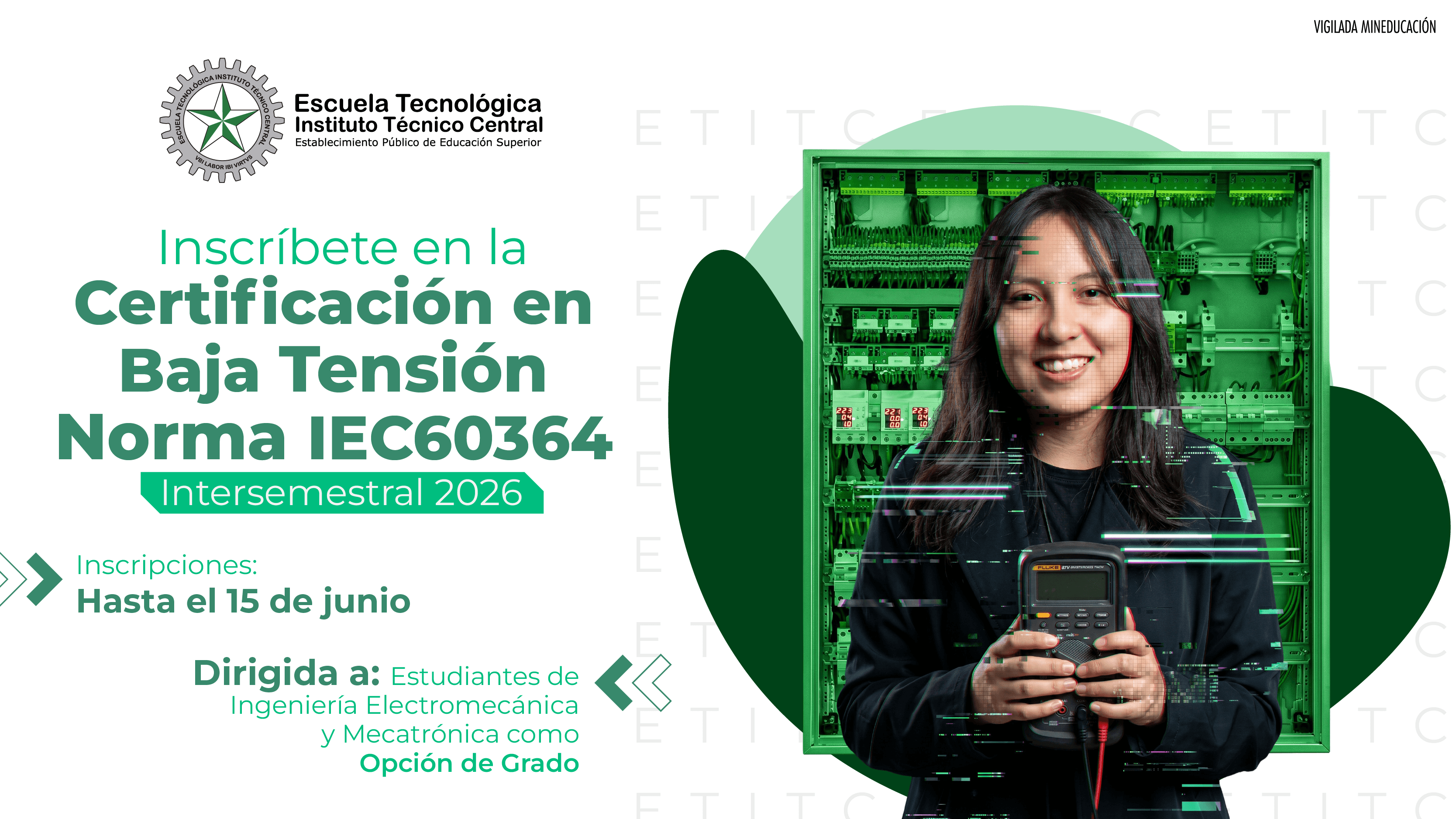 Certificación en Baja Tensión IEC 60364 Intersemestral 2026