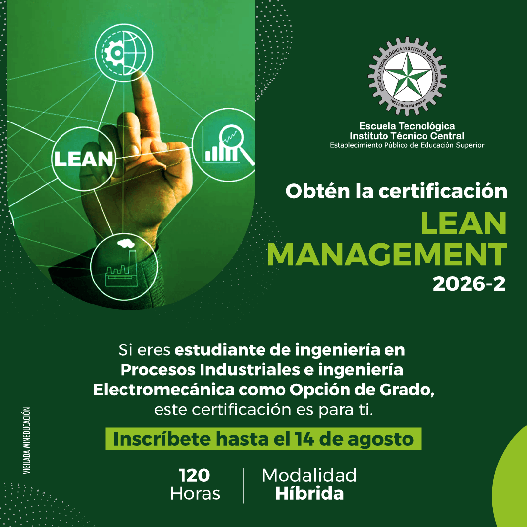 Certificación en Lean Management 2026-2
